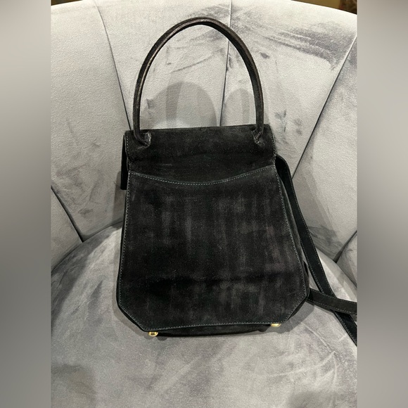 Vintage Celine Triomphe Suede Two-Way bag - Picture 11 of 17